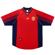 Spain Retro Soccer Jersey Home World Cup 1998 - Image 2