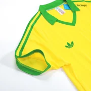 Brazil Retro Home Soccer Jersey 1977 - Image 6