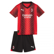 AC Milan Kids Home Soccer Jersey Kit 2023/24