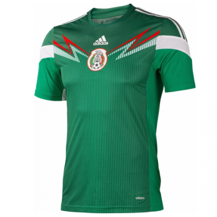 Mexico Retro Home Soccer Jersey World Cup 2014
