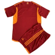 AS Roma Kids Home Soccer Jersey Kit 2023/24 - Image 2