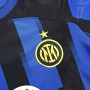 Inter Milan Kids Home Soccer Jersey Kit (Jersey + Shorts) 2023/24 - Image 6