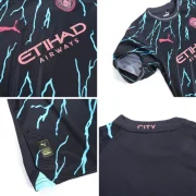 Manchester City Kids Third Away Soccer Jersey Kit (Jersey + Shorts) 2023/24 - Image 9