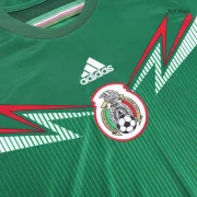Mexico Retro Home Soccer Jersey World Cup 2014 - Image 3