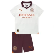 Manchester City Kids Away Soccer Jersey Kit (Jersey + Shorts) 2023/24 - Image 9