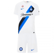 Inter Milan Kids Away Soccer Jersey Kit (Jersey + Shorts) 2023/24