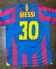 Lionel Messi Barcelona Retro Home Soccer Jersey UCL Final 2005/06 - Image 7
