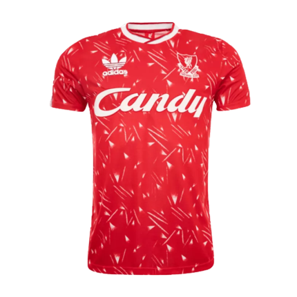 Liverpool FC Retro Custom Home Soccer Jersey 1989/91