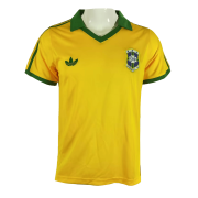 Brazil Retro Home Soccer Jersey 1977