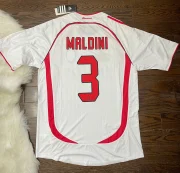 MALDINI AC Milan Retro away Soccer Jersey 2006/07 - Image 2