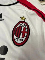 MALDINI AC Milan Retro away Soccer Jersey 2006/07 - Image 5