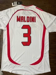 MALDINI AC Milan Retro away Soccer Jersey 2006/07 - Image 6