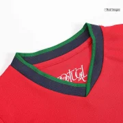 Portugal Kids Home Soccer Jersey Set Euro 2024 (Jersey + Shorts) - Image 8