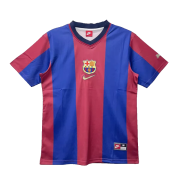 Barcelona Retro Custom Home Soccer Jersey 1998/99