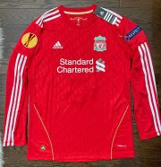 GERRARD LIVERPOOL FC Retro Home Soccer Jersey 2011-12