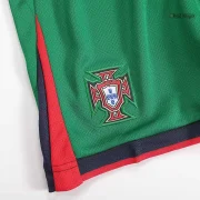 Portugal Kids Home Soccer Jersey Set Euro 2024 (Jersey + Shorts) - Image 14