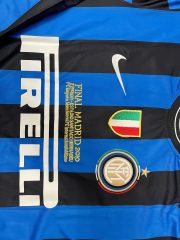 PIRLO Inter Milan Retro Final Home Soccer Jersey Long Sleeves 2009/10 - Image 5
