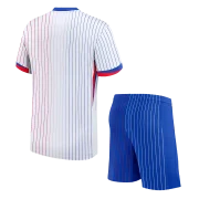 France kids Away Soccer Jersey Set Euro Cup 2024 (Jersey + Shorts) - Image 2