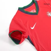 Portugal Kids Home Soccer Jersey Set Euro 2024 (Jersey + Shorts) - Image 11