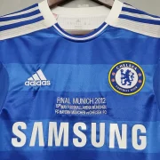 DROGBA Chelsea Retro Home Soccer Jersey UCL 2011/12 - Image 3