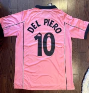 Del Piero Juventus Retro away Soccer Jersey 1997/98 - Image 2