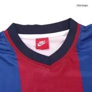 Barcelona Retro Custom Home Soccer Jersey 1998/99 - Image 7