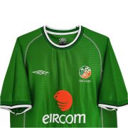 Ireland Retro Home Soccer Jersey Replica 2002 - Image 11